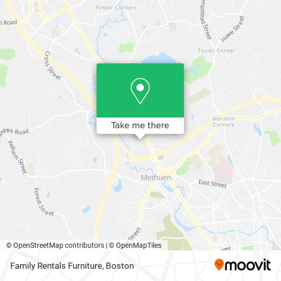 Family Rentals Furniture map
