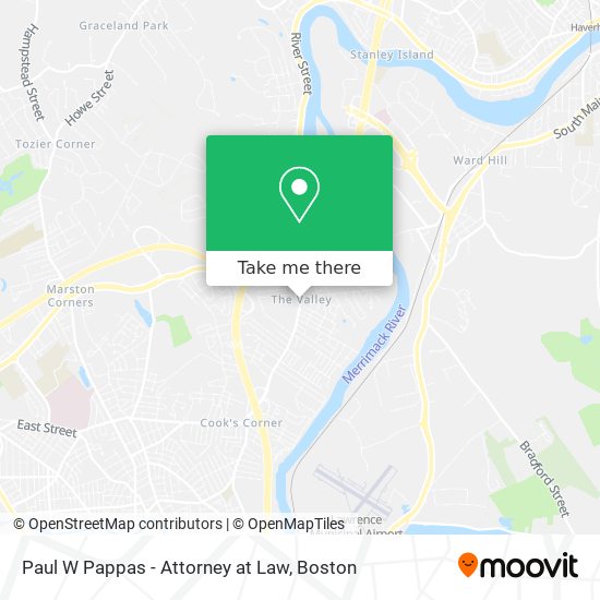 Mapa de Paul W Pappas - Attorney at Law