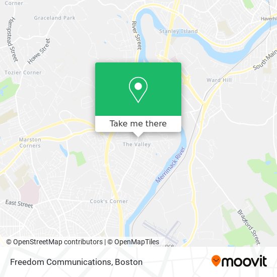 Freedom Communications map