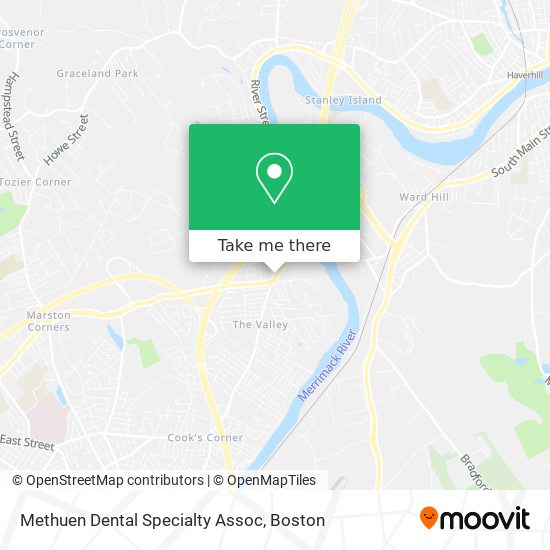 Mapa de Methuen Dental Specialty Assoc