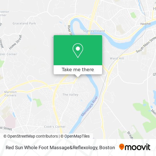 Mapa de Red Sun Whole Foot Massage&Reflexology