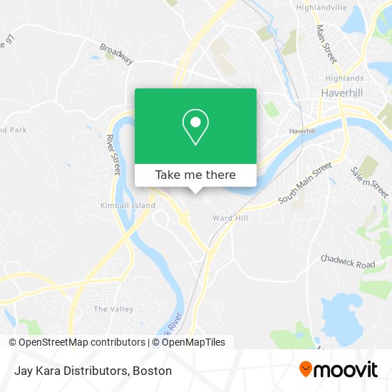 Jay Kara Distributors map