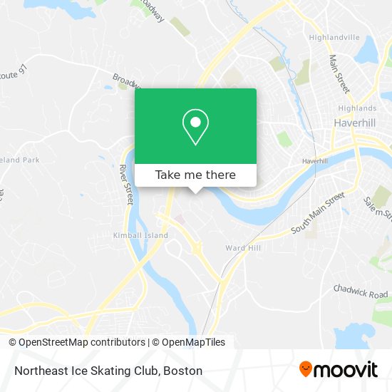 Northeast Ice Skating Club map