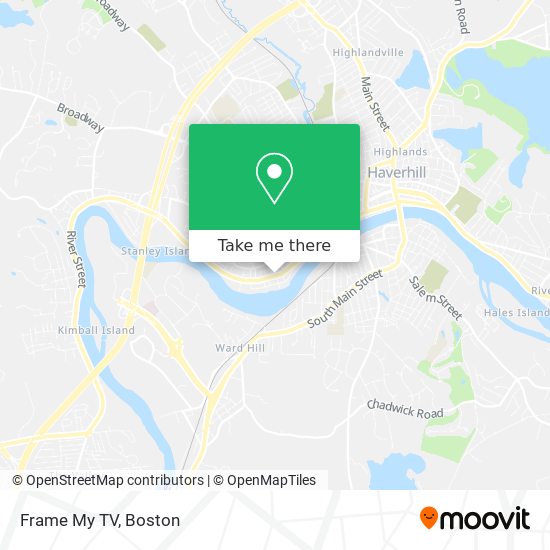 Frame My TV map