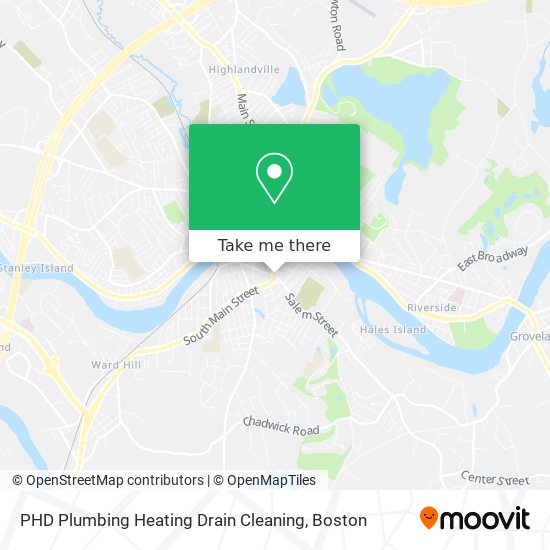 PHD Plumbing Heating Drain Cleaning map