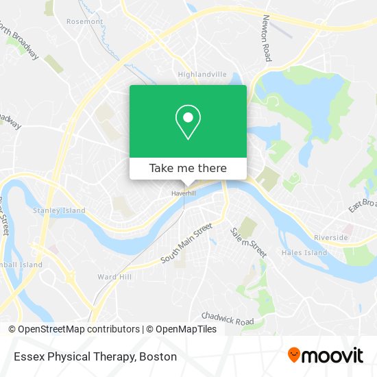 Mapa de Essex Physical Therapy