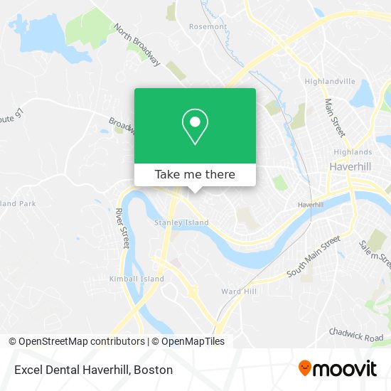 Mapa de Excel Dental Haverhill