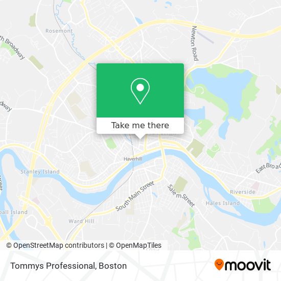 Tommys Professional map