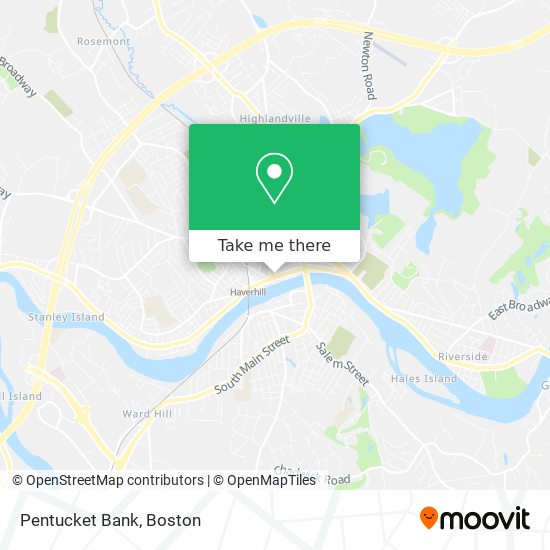 Pentucket Bank map