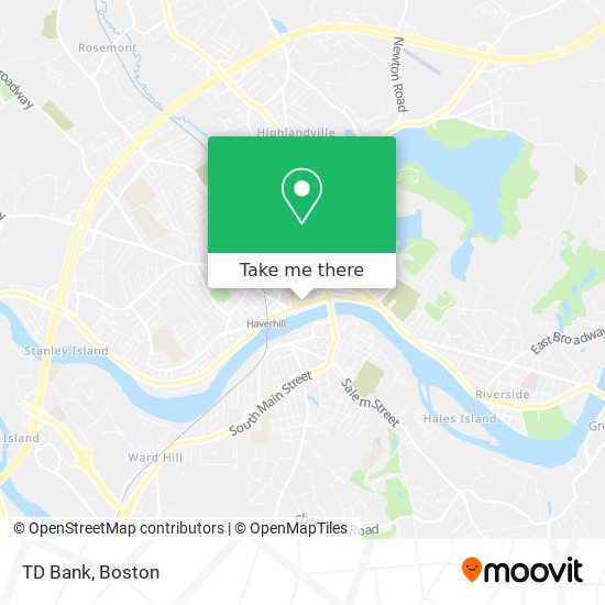 TD Bank map