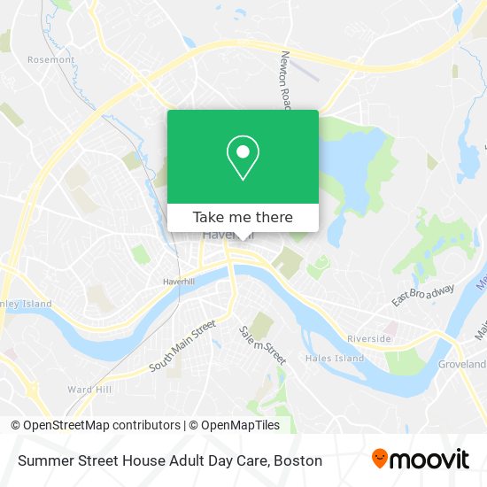 Summer Street House Adult Day Care map