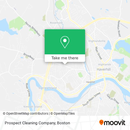 Prospect Cleaning Company map