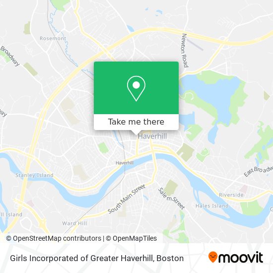 Mapa de Girls Incorporated of Greater Haverhill