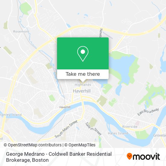 George Medrano - Coldwell Banker Residential Brokerage map