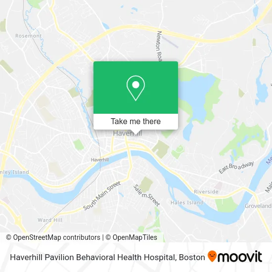 Mapa de Haverhill Pavilion Behavioral Health Hospital