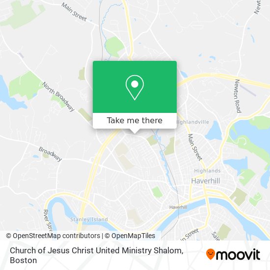 Church of Jesus Christ United Ministry Shalom map