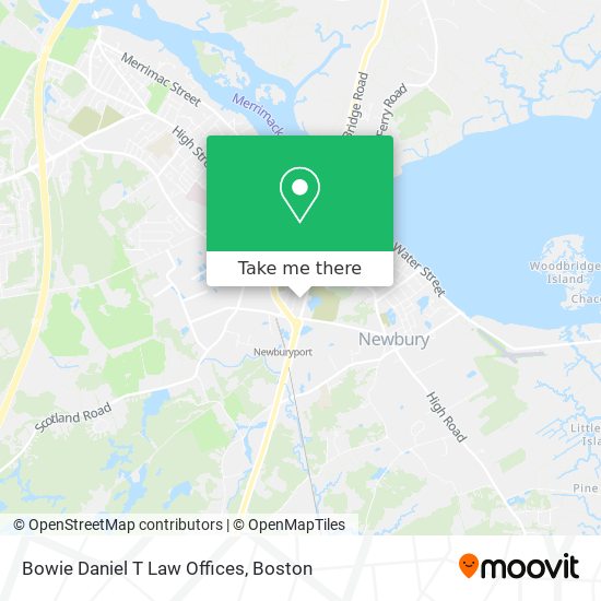 Bowie Daniel T Law Offices map