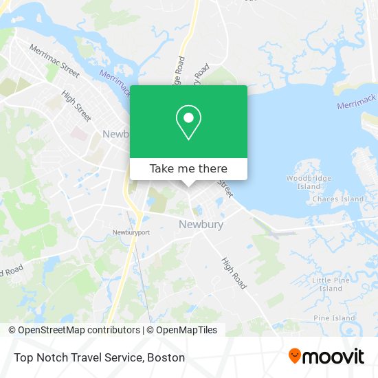 Top Notch Travel Service map