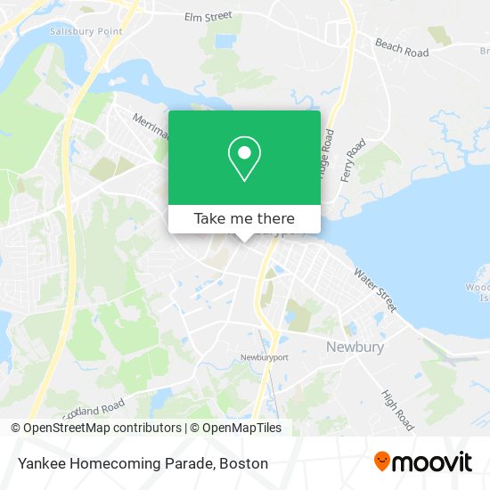 Mapa de Yankee Homecoming Parade