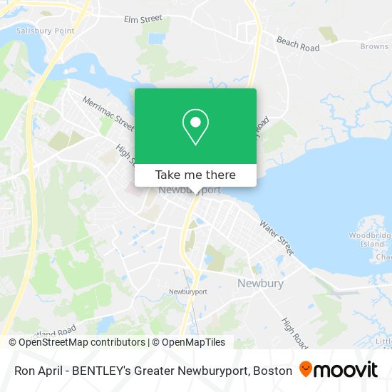 Ron April - BENTLEY's Greater Newburyport map