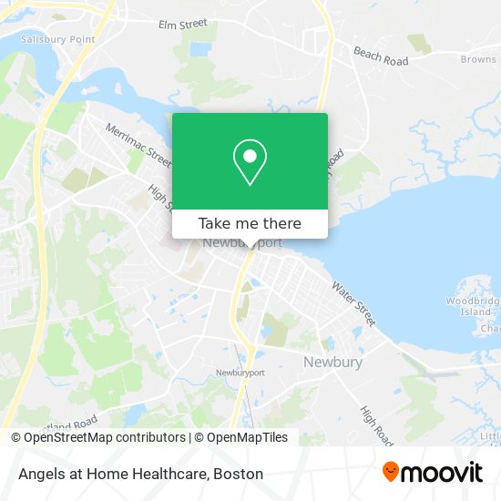 Angels at Home Healthcare map