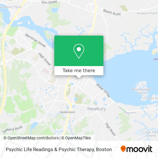 Psychic Life Readings & Psychic Therapy map