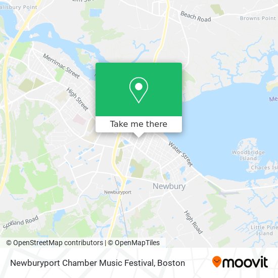 Mapa de Newburyport Chamber Music Festival