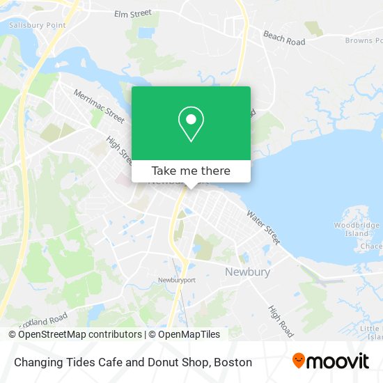 Changing Tides Cafe and Donut Shop map