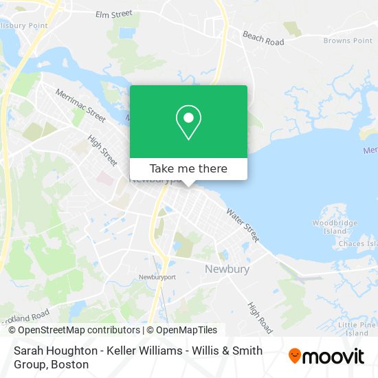 Sarah Houghton - Keller Williams - Willis & Smith Group map