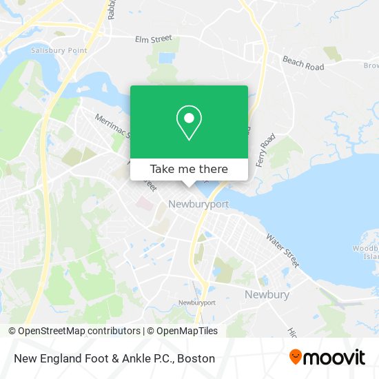 New England Foot & Ankle P.C. map