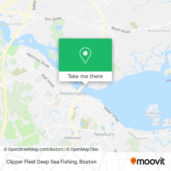 Clipper Fleet Deep Sea Fishing map