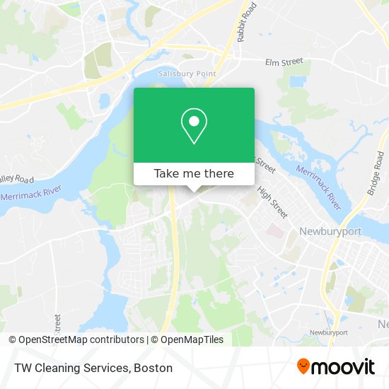 TW Cleaning Services map