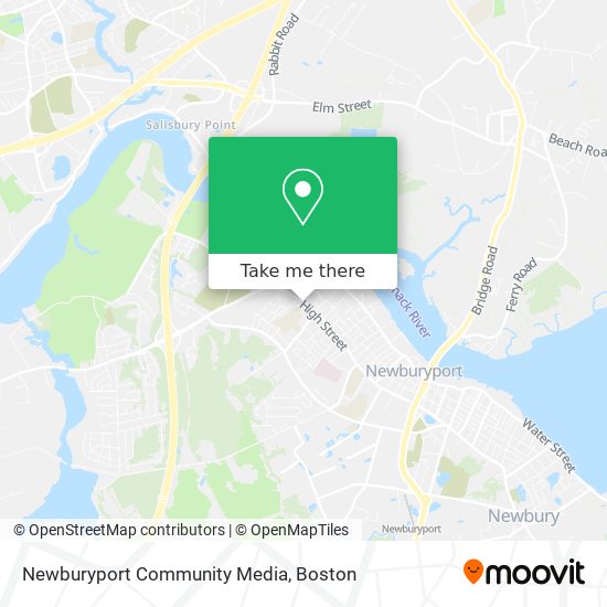 Mapa de Newburyport Community Media