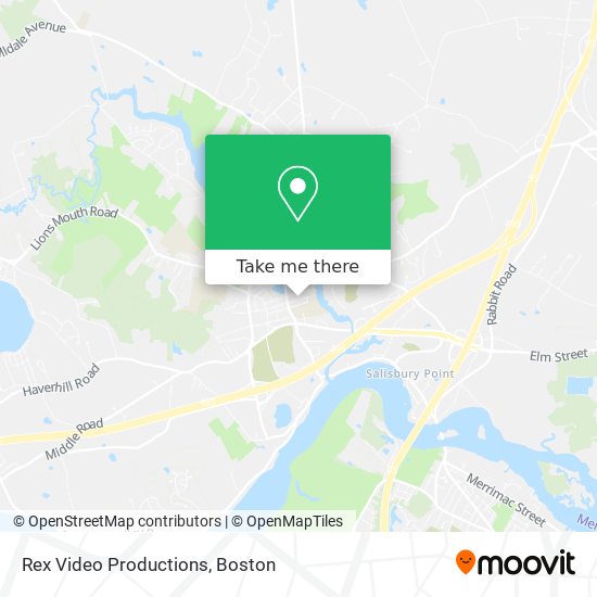 Rex Video Productions map