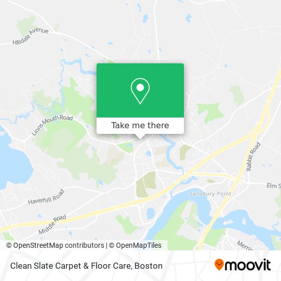 Clean Slate Carpet & Floor Care map