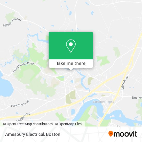 Mapa de Amesbury Electrical