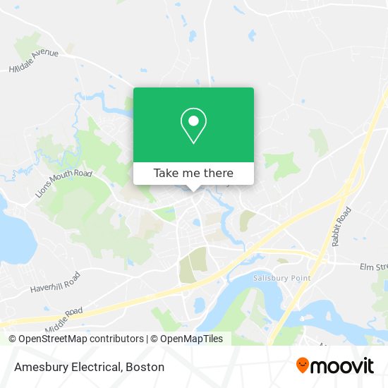 Amesbury Electrical map