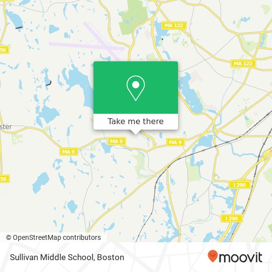 Mapa de Sullivan Middle School