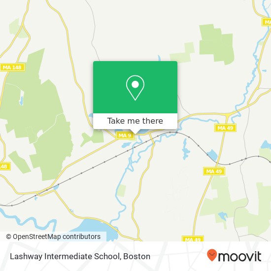 Mapa de Lashway Intermediate School