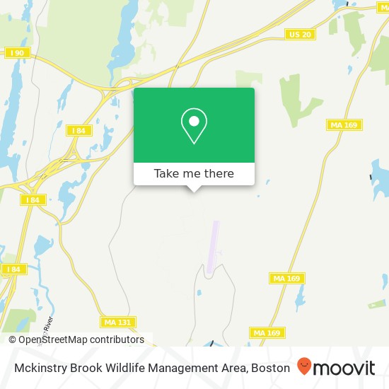 Mapa de Mckinstry Brook Wildlife Management Area