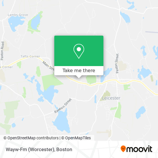 Mapa de Wayw-Fm (Worcester)