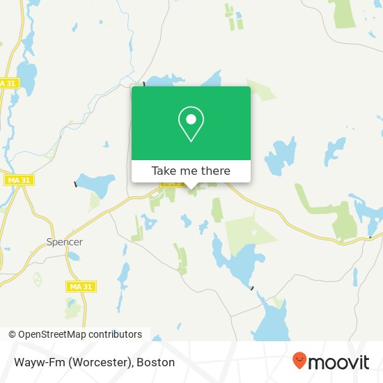 Mapa de Wayw-Fm (Worcester)