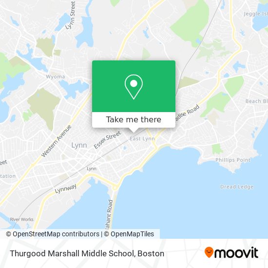 Thurgood Marshall Middle School map