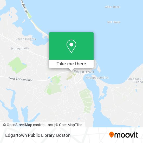 Edgartown Public Library map
