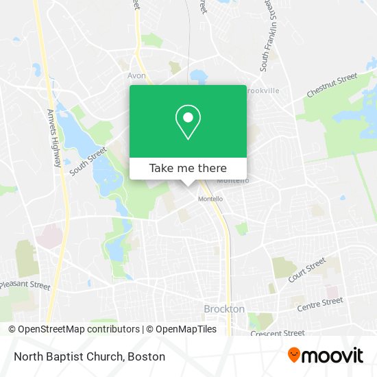 North Baptist Church map