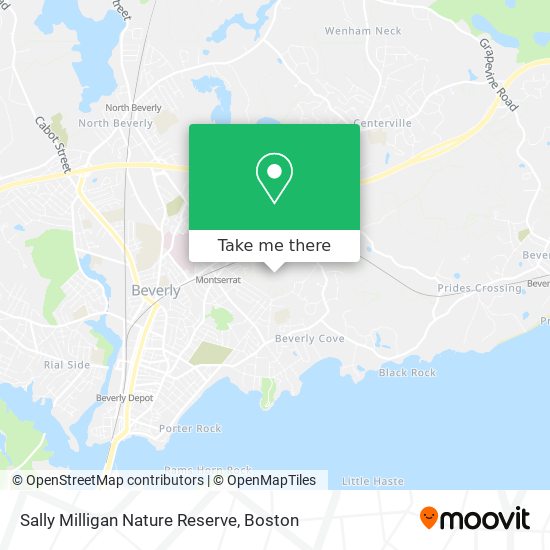 Mapa de Sally Milligan Nature Reserve