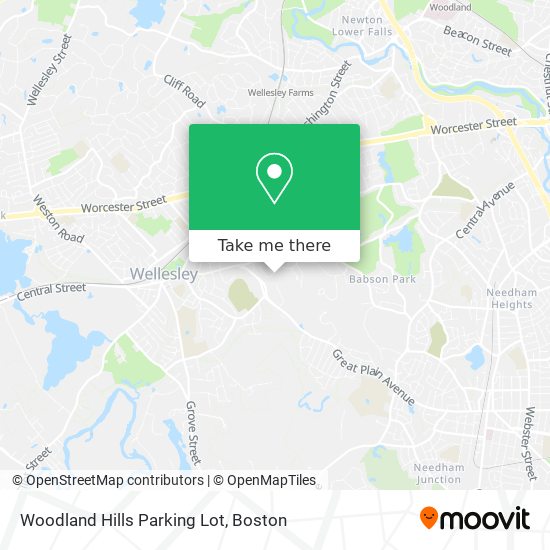 Woodland Hills Parking Lot map