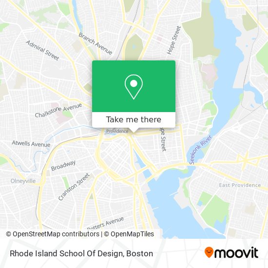 Rhode Island School Of Design map