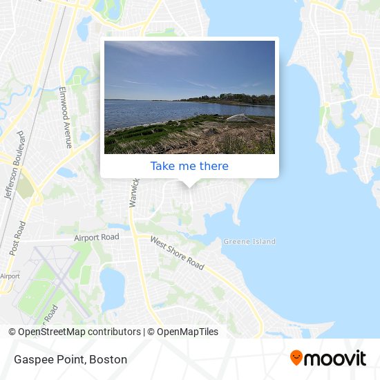 Mapa de Gaspee Point