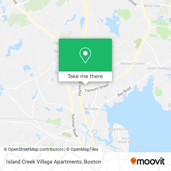 Island Creek Village Apartments map